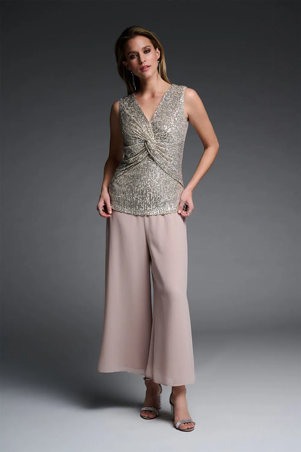 Joseph Ribkoff Wide Leg Chiffon Pant Jr223739