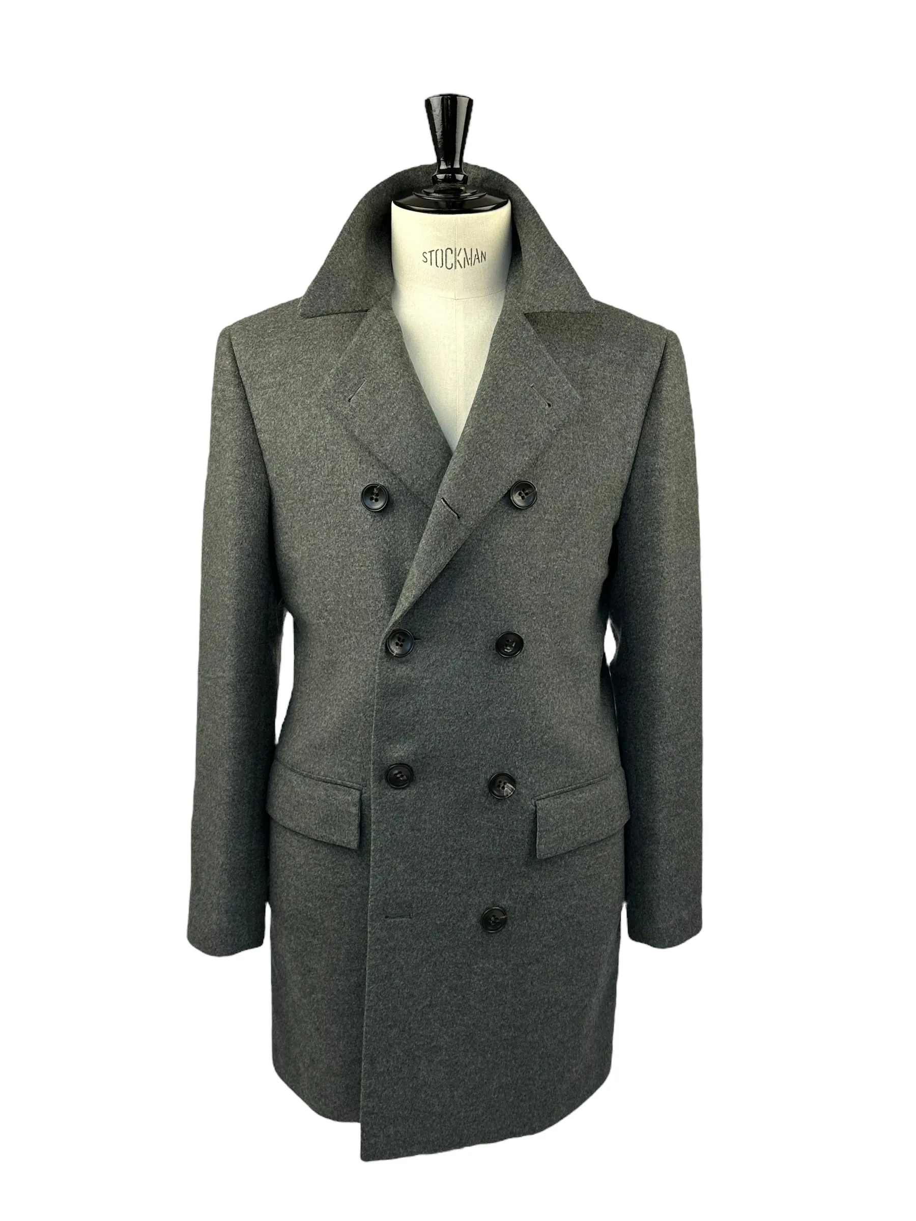 Kiton Cashmere Double Breasted Overcoat