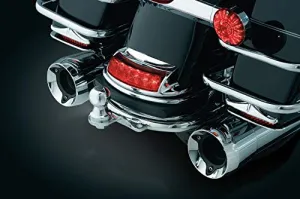 Kuryakyn 7652 Motorcycle Accessory: Trailer Hitch with 1-7/8" Diameter Hitch Ball for 2009-13 Harley-Davidson Touring Motorcycles