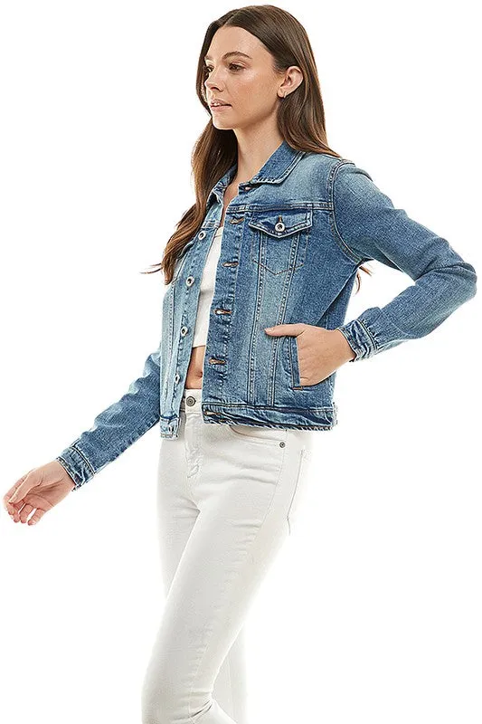Ladies Casual Denim Jacket