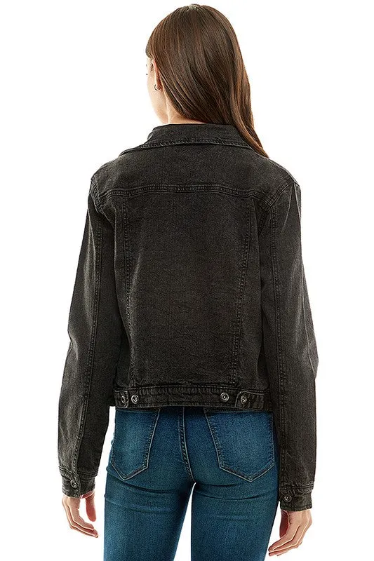 Ladies Casual Denim Jacket
