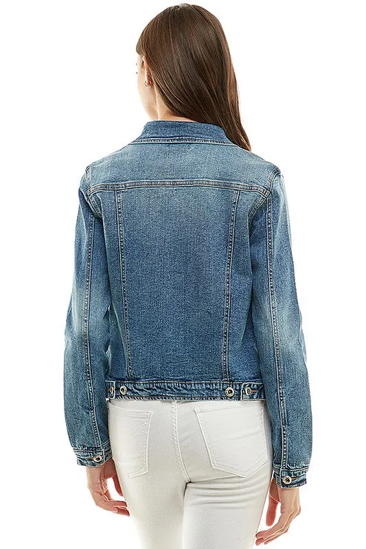 Ladies Casual Denim Jacket