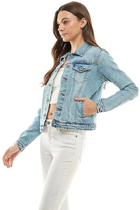 Ladies Casual Denim Jacket