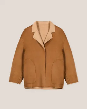 Lapel Collar Short Coat