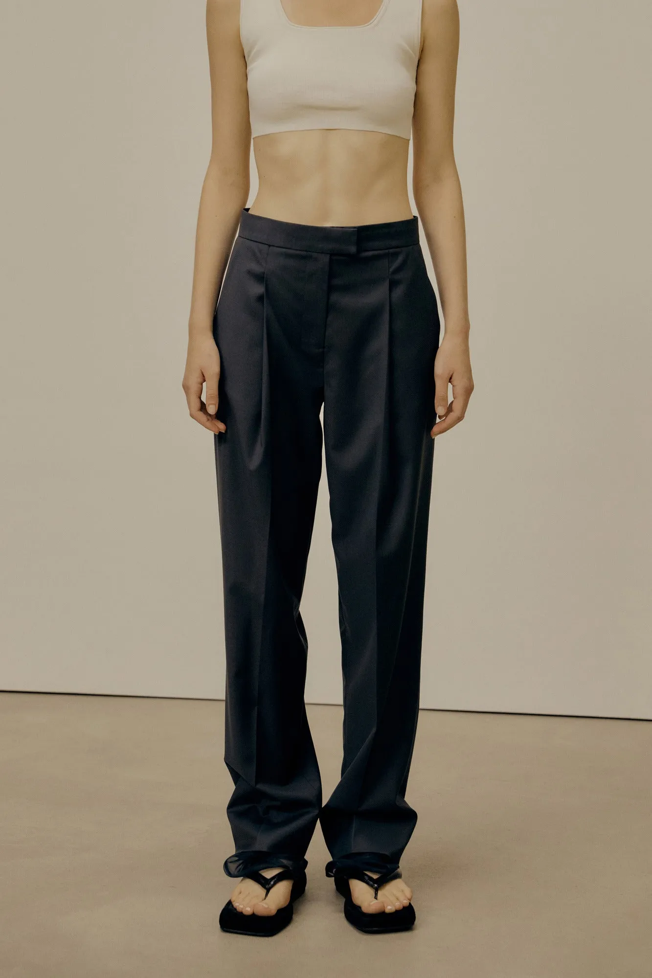 Layered Trouser Navy