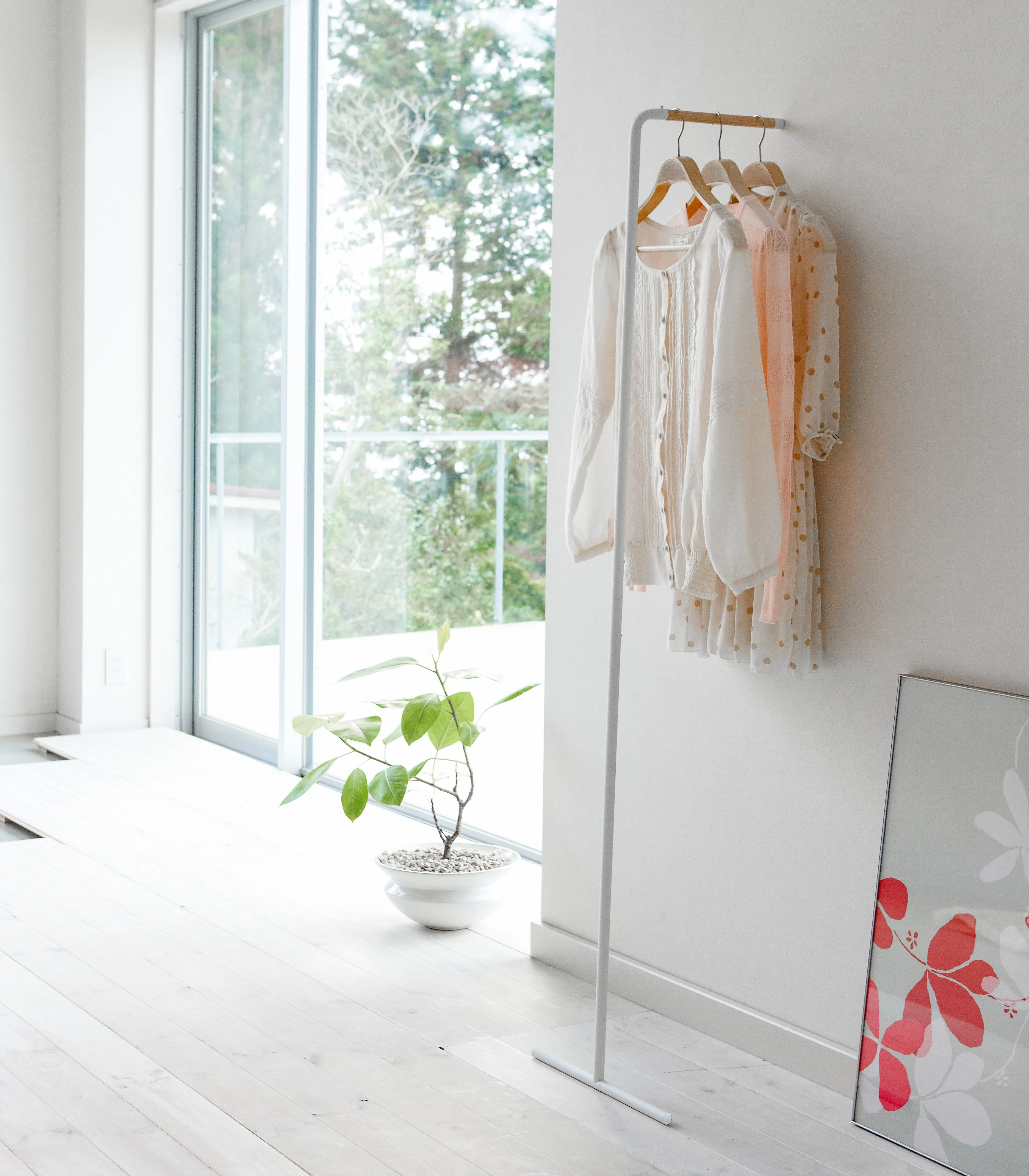 Leaning Coat Rack (63" H)  - Steel from Yamazaki Home