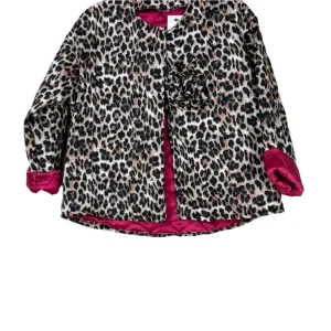 Leopard pattern coats, with colored background