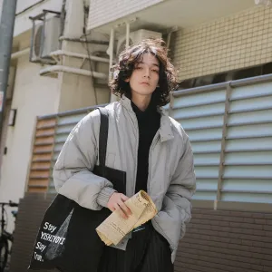 Light Gray Puffer Jacket