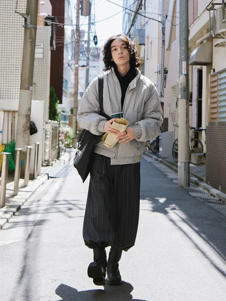 Light Gray Puffer Jacket