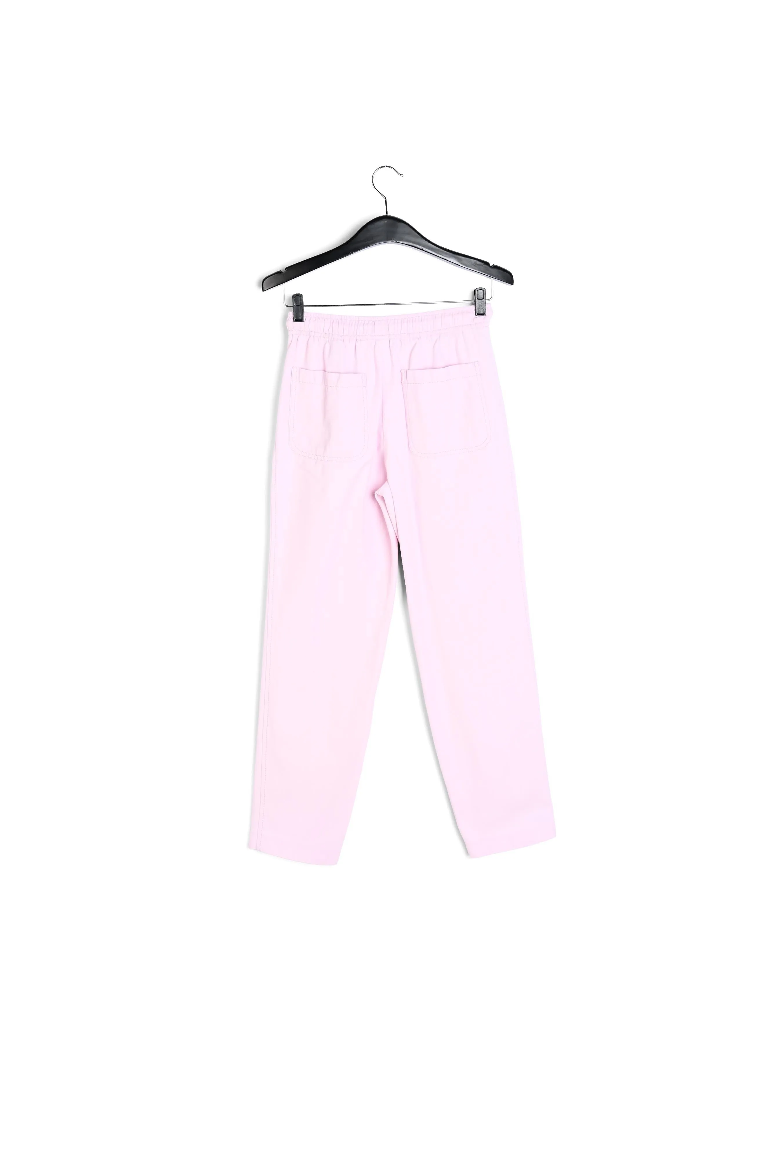 Lilac cotton tapered pants