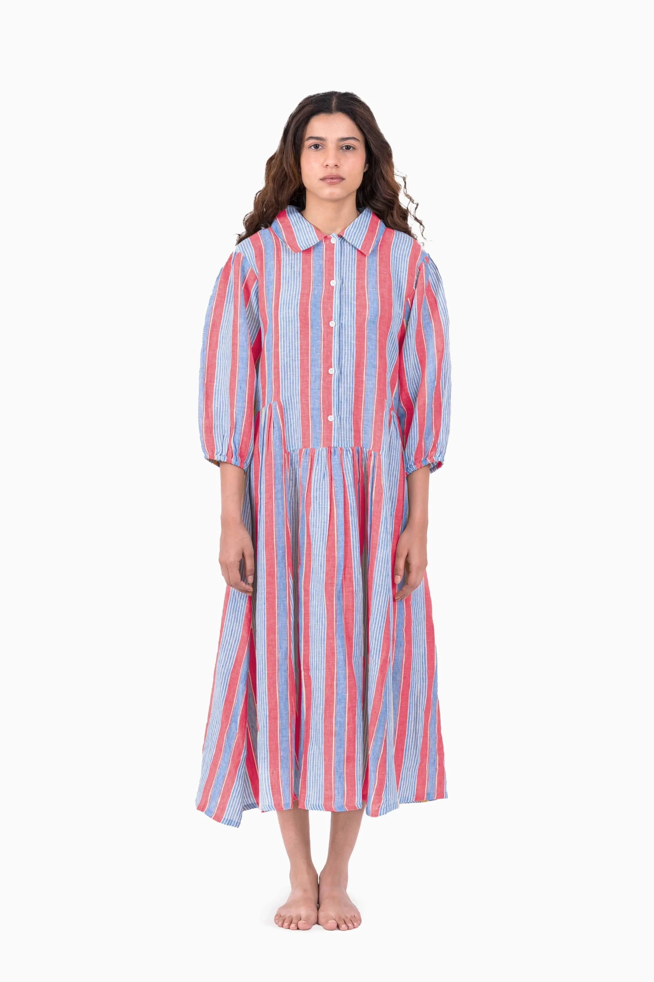 Linen Jane Dress-Vern Yellow