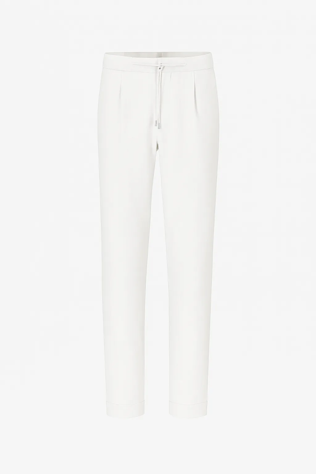 Linen Jogger - White