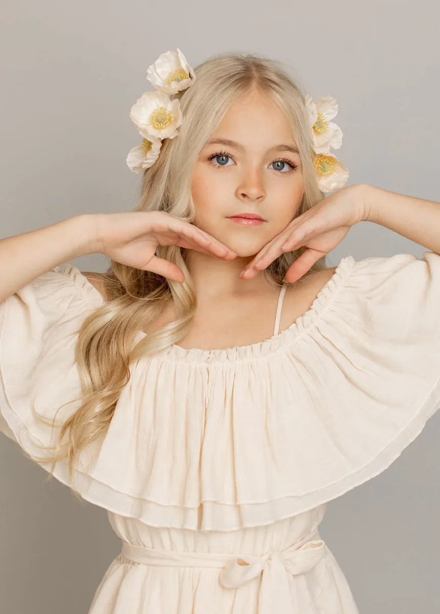 Litta Dress in Cream