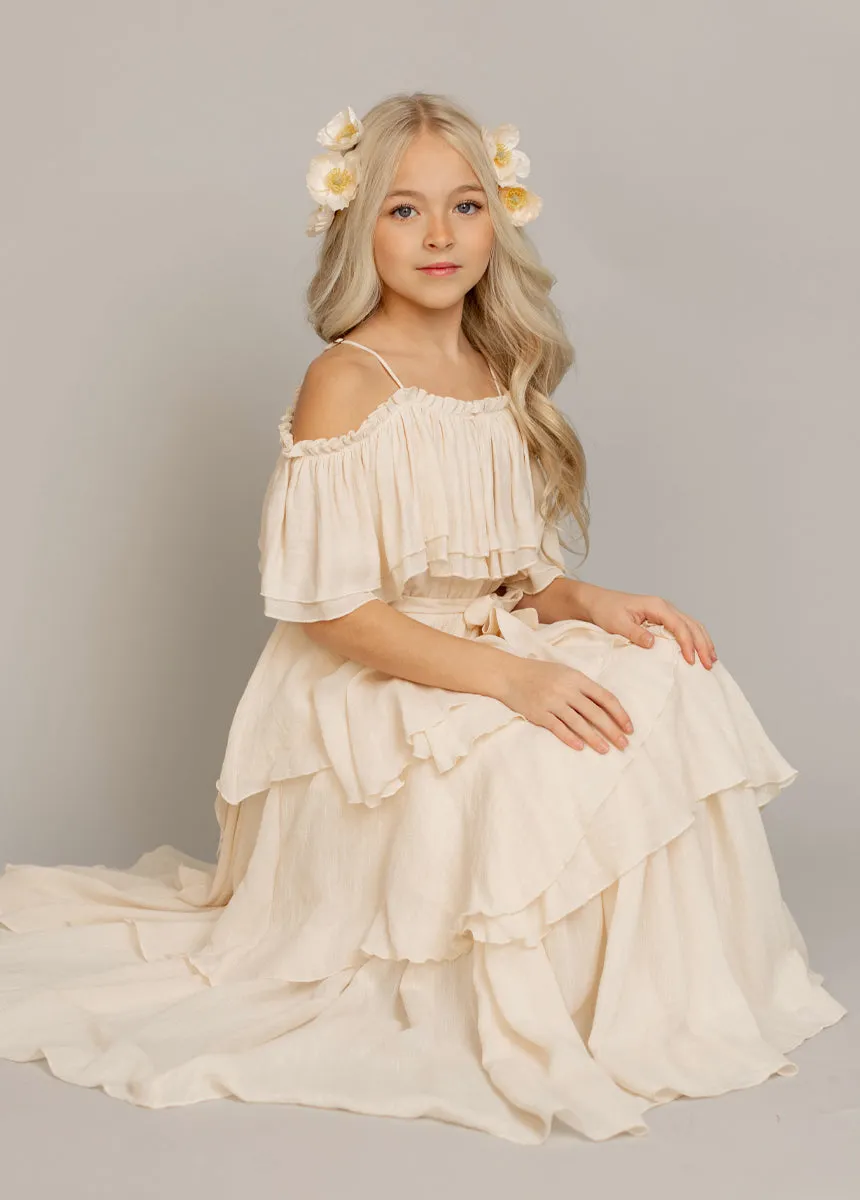 Litta Dress in Cream