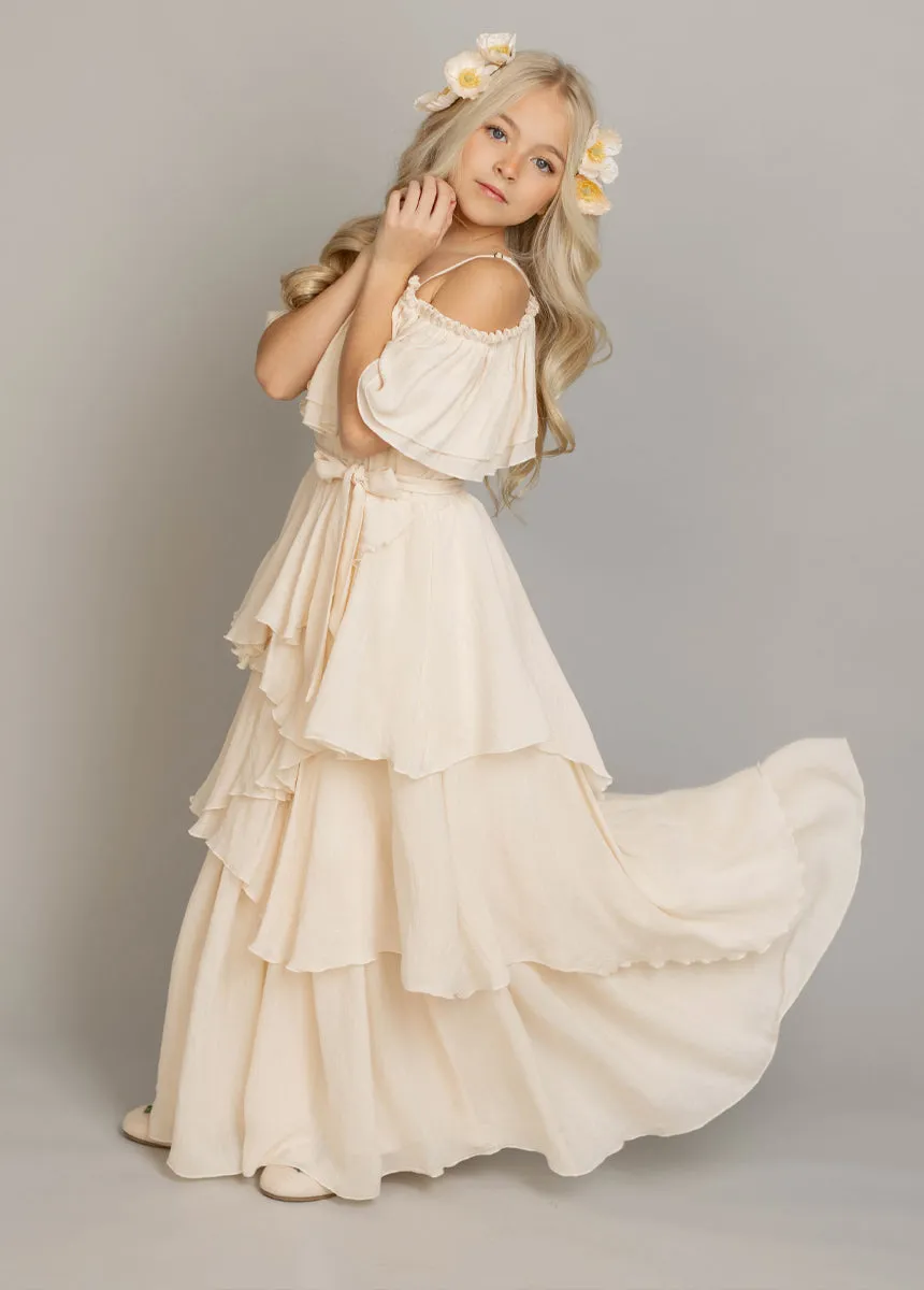 Litta Dress in Cream