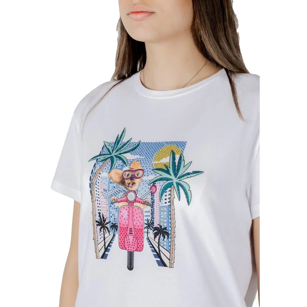 Liu Jo White Cotton Tops & T-Shirt