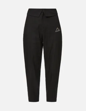Logo Embroidery Tapered Pants