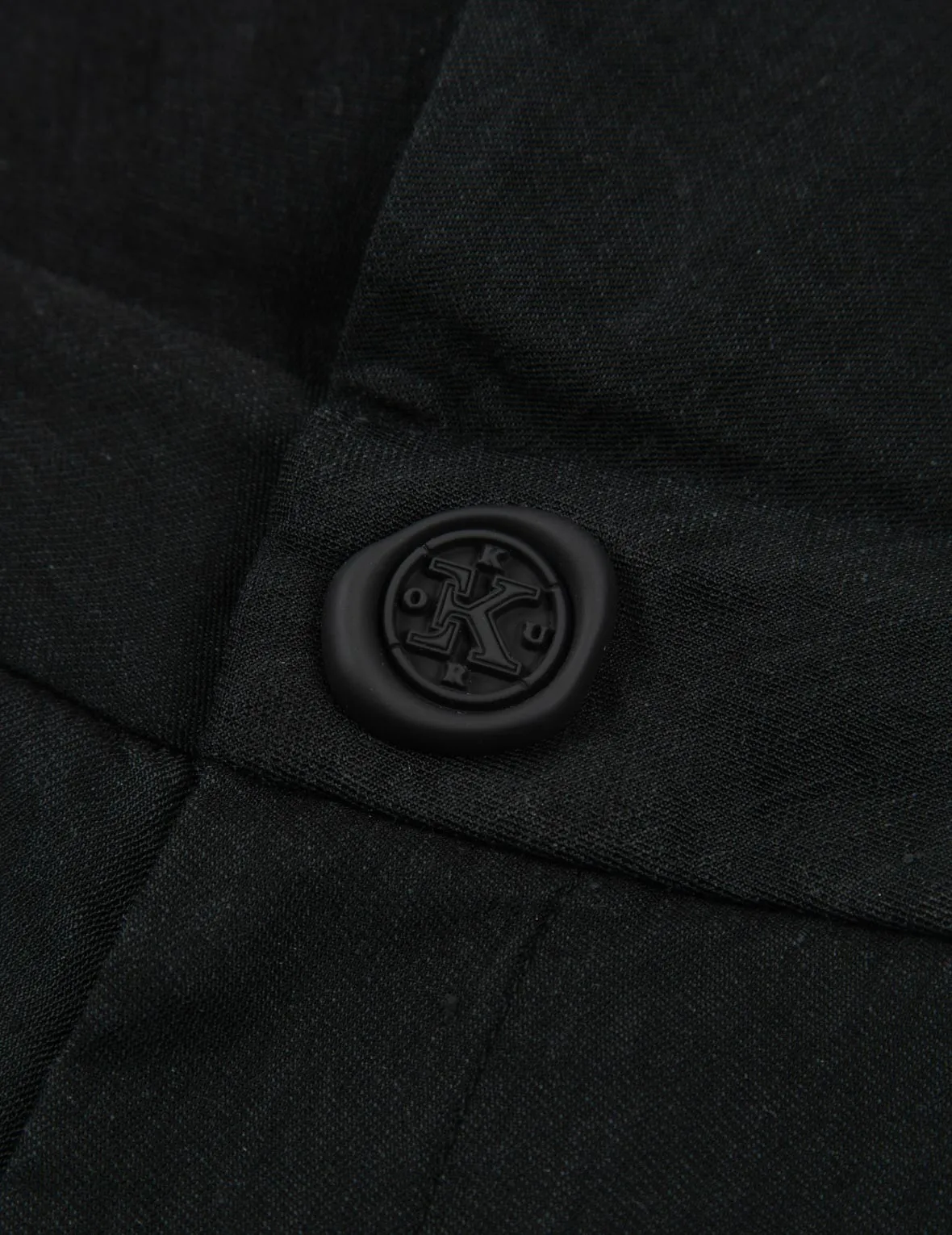 Logo Embroidery Tapered Pants