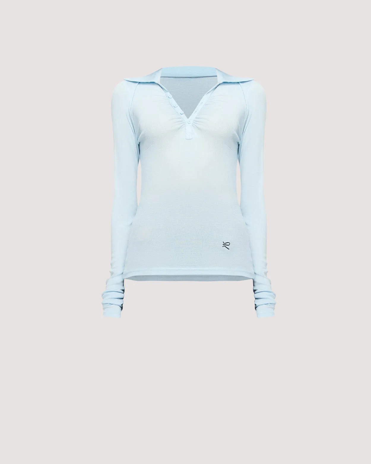 Louise Knit Top | Blue