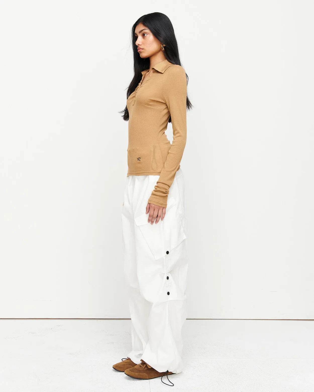 Louise Knit Top | Tan