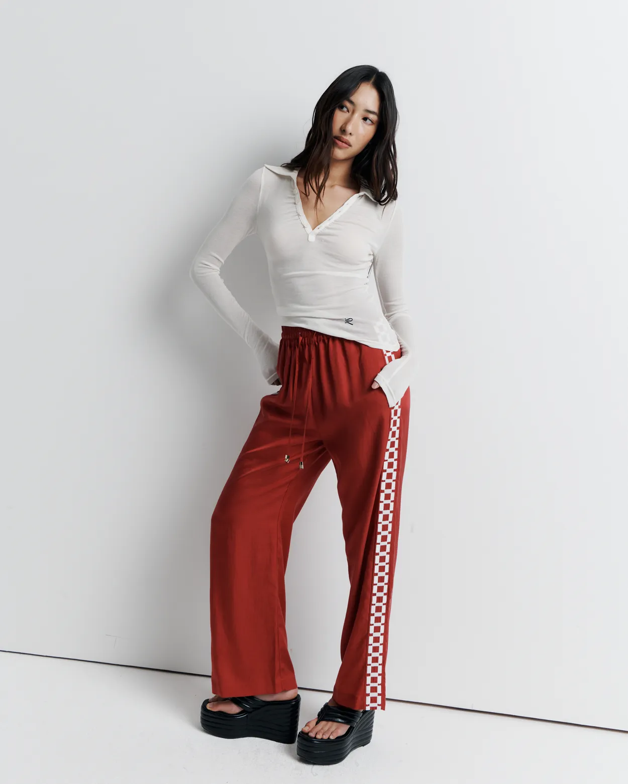 Louise Knit Top | White