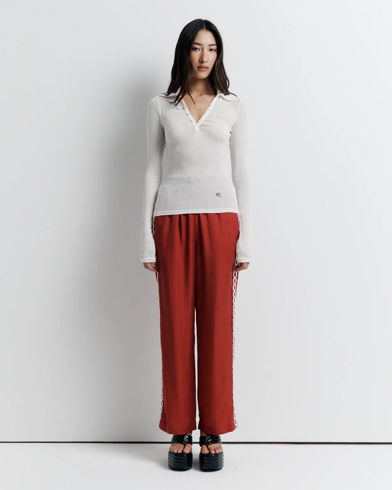 Louise Knit Top | White
