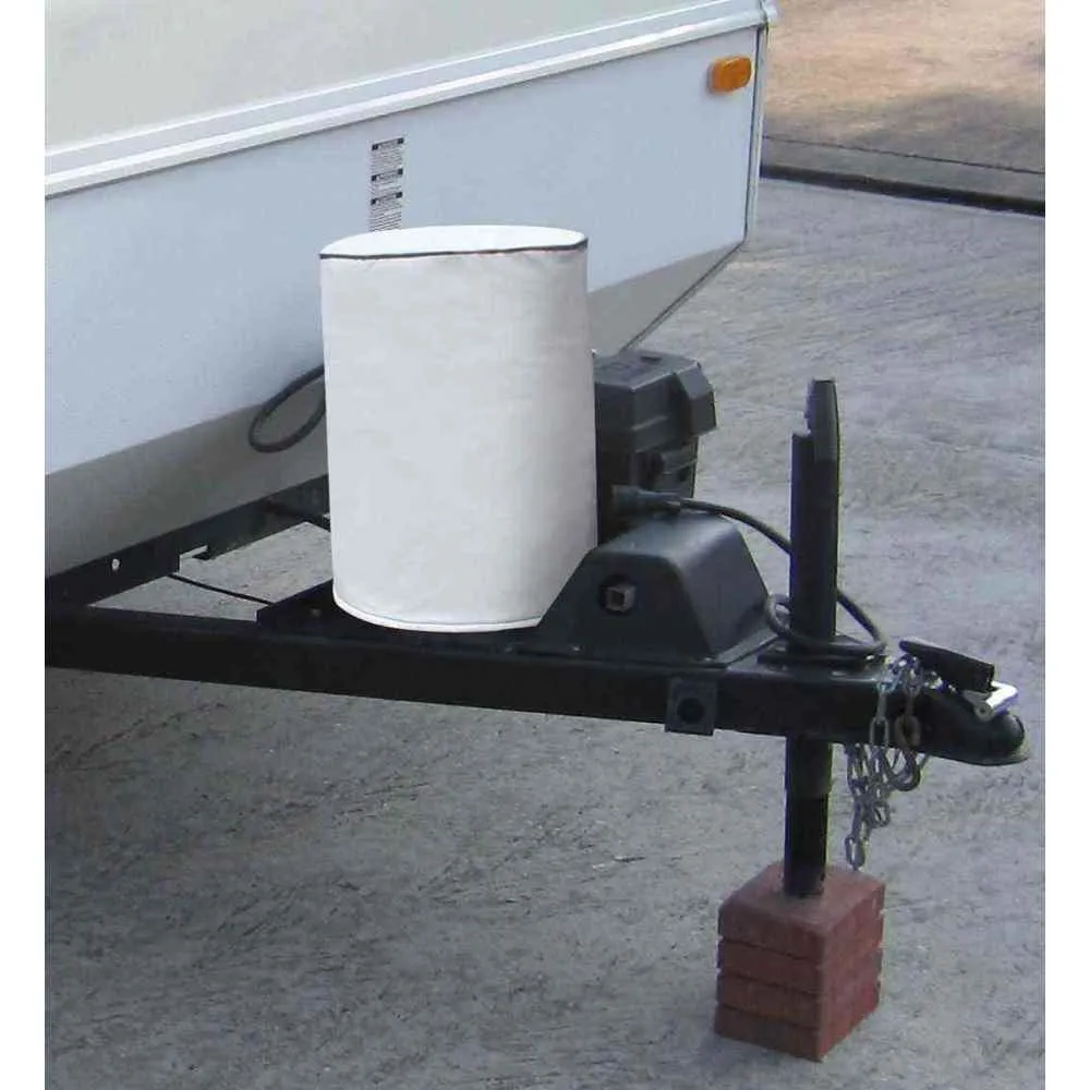 LP Tank Cover 20 Lb. Single Polar White