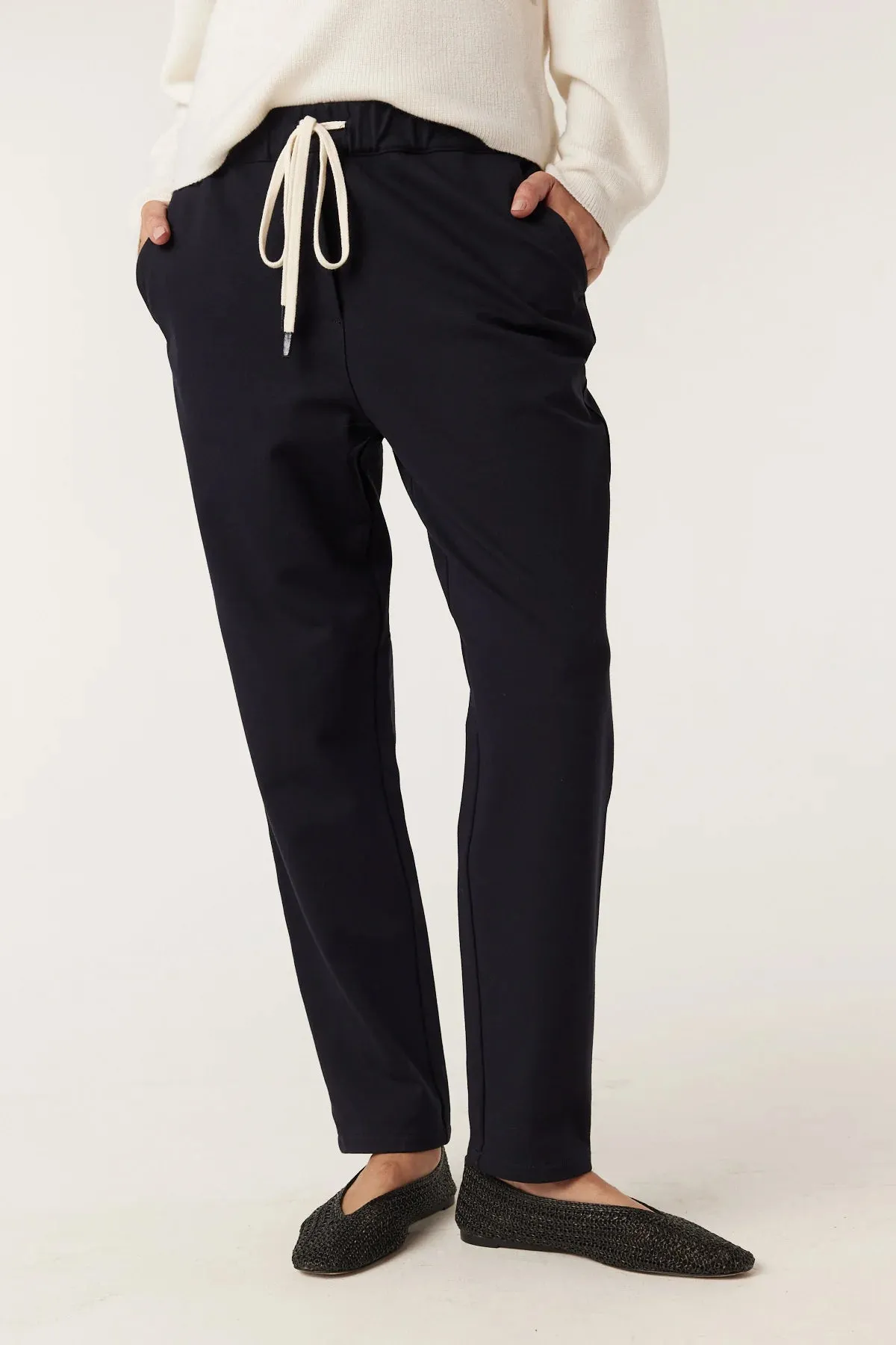 Luca Twill Jogger - Navy