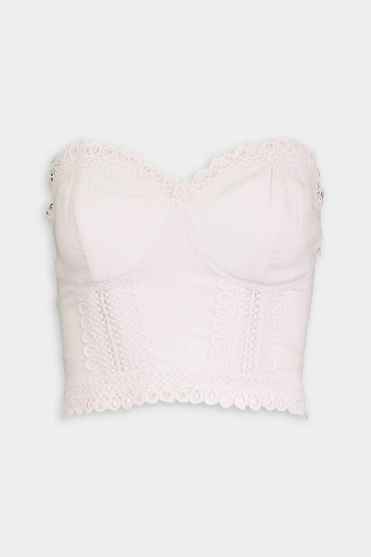 Lys Bustier in White