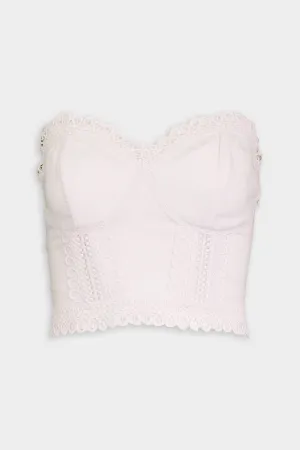 Lys Bustier in White