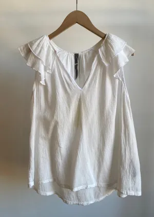 Magnolia Blouse, Optic White