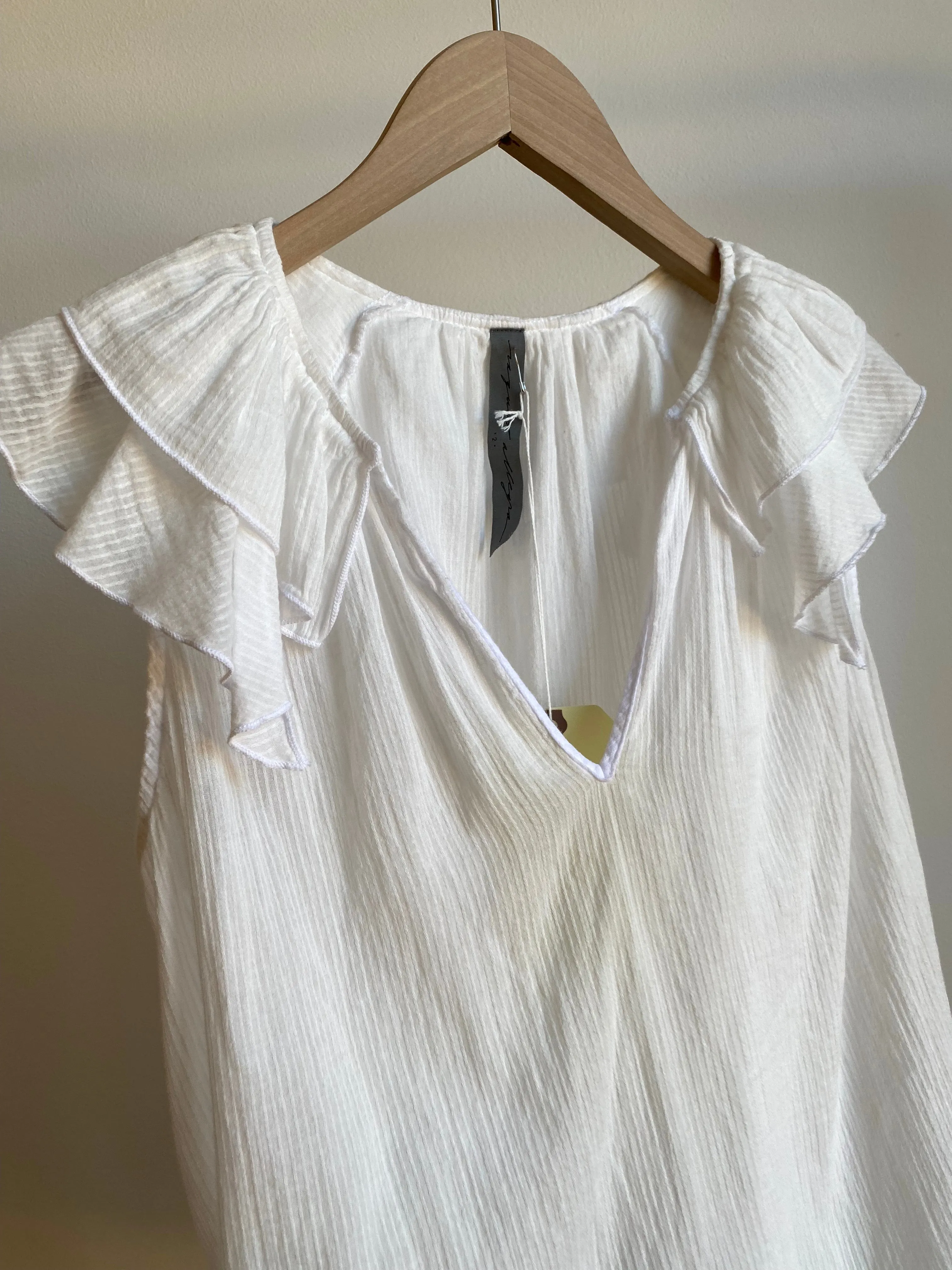 Magnolia Blouse, Optic White
