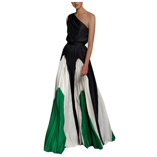Maxi Summer Casual Cold Shoulder Dress