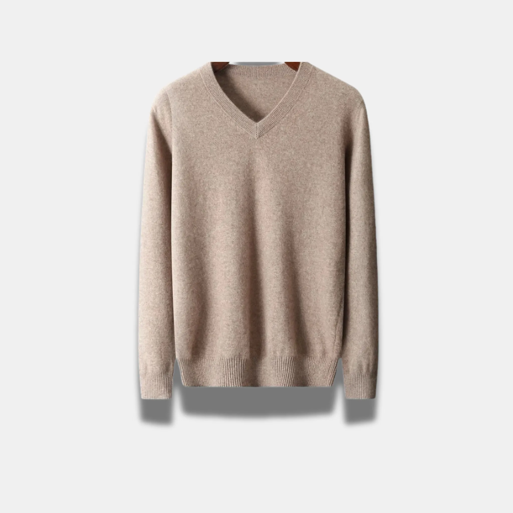 Men’s Merino Wool V-Neck Sweater – Classic Style & Premium Comfort