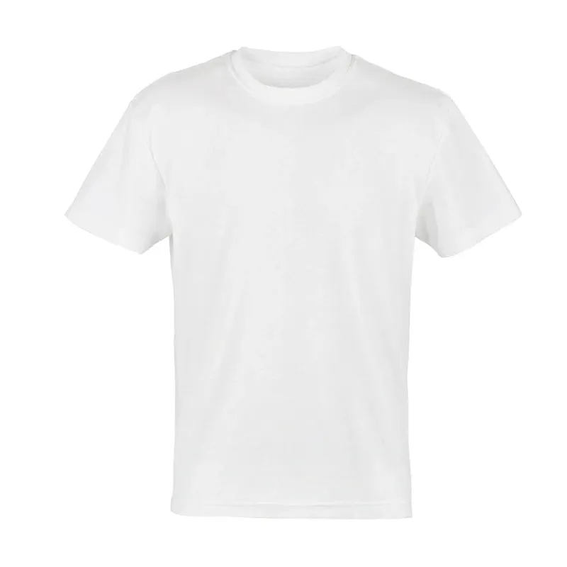 Men's Plain White T-Shirts: Casual Summer O-Neck Tees in Oversize