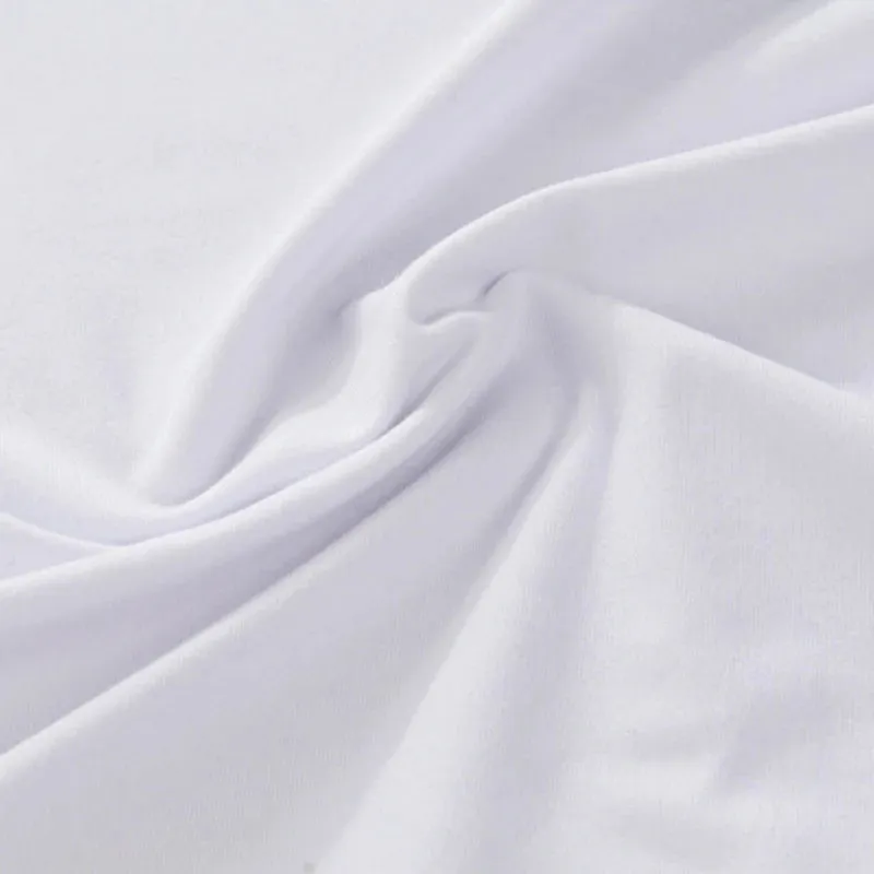 Men's Plain White T-Shirts: Casual Summer O-Neck Tees in Oversize