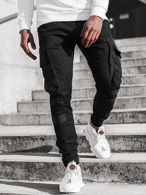 Men's Woven Splice Tapered Pants