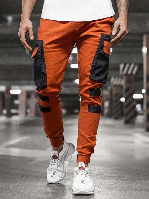 Men's Woven Splice Tapered Pants