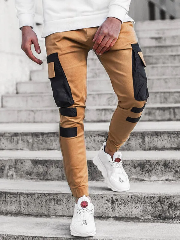 Men's Woven Splice Tapered Pants