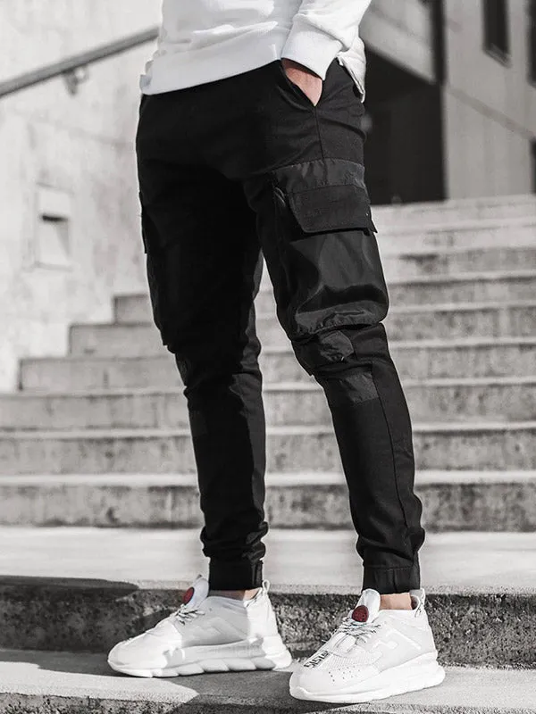 Men's Woven Splice Tapered Pants