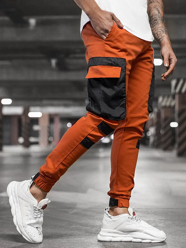 Men's Woven Splice Tapered Pants