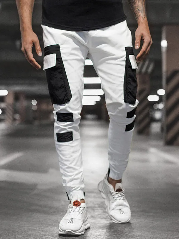 Men's Woven Splice Tapered Pants