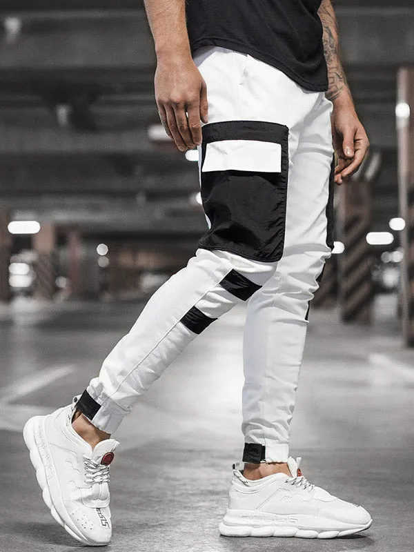Men's Woven Splice Tapered Pants