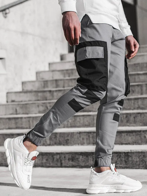 Men's Woven Splice Tapered Pants