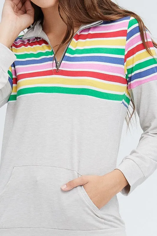 MILA TAUPE PULLOVER