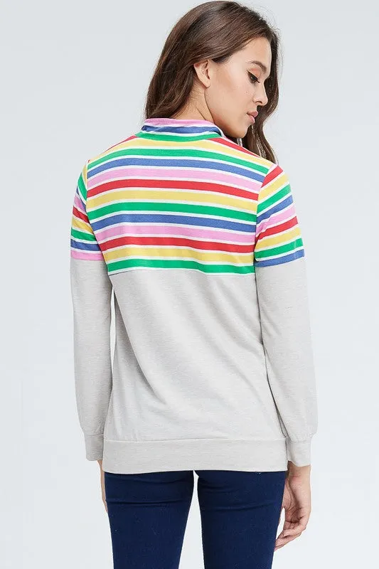 MILA TAUPE PULLOVER