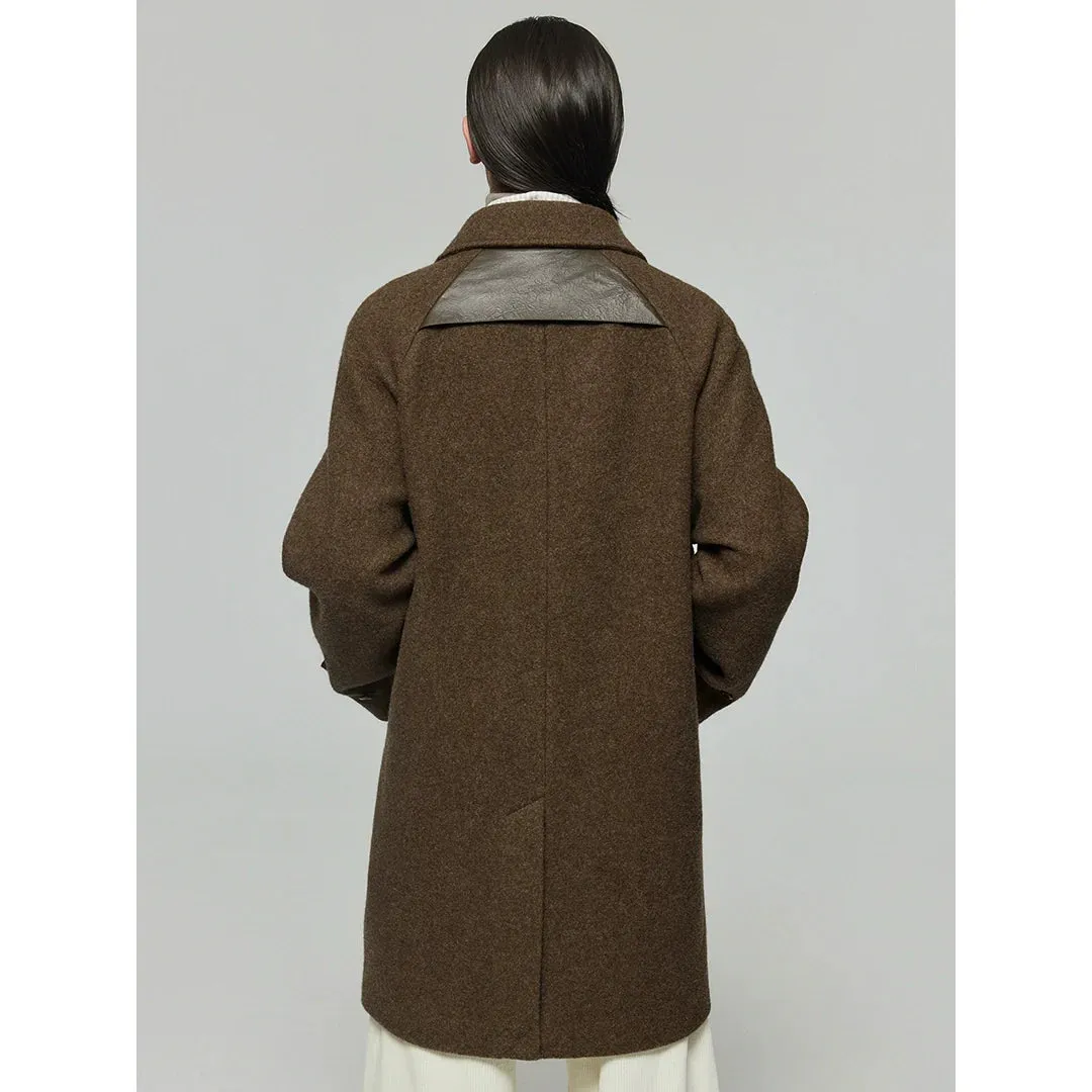 Minimalist Wool Overcoat