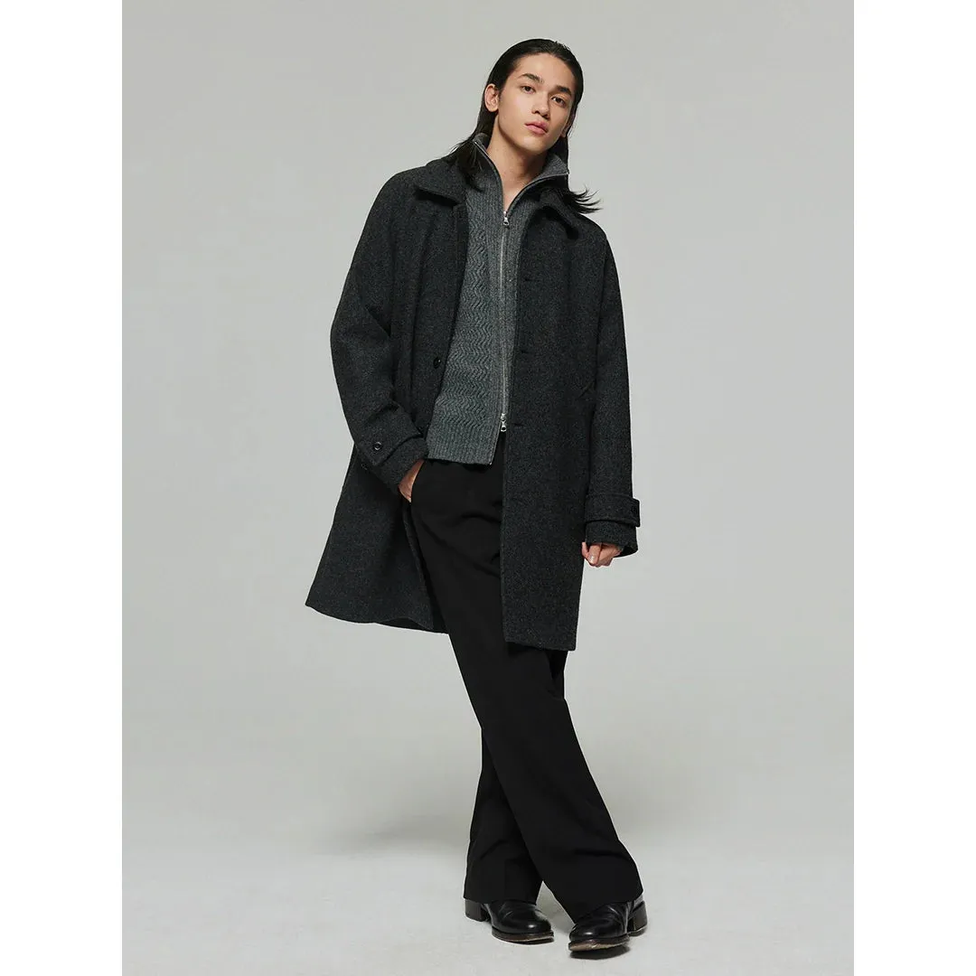 Minimalist Wool Overcoat