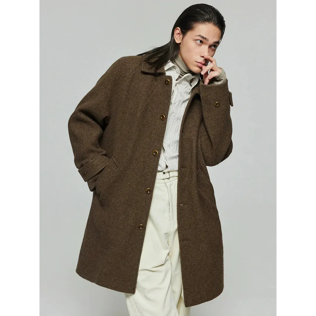 Minimalist Wool Overcoat