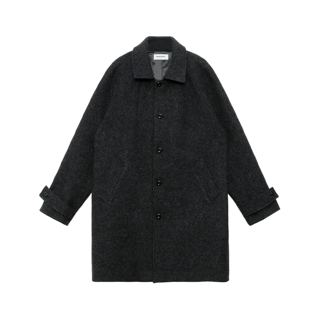 Minimalist Wool Overcoat